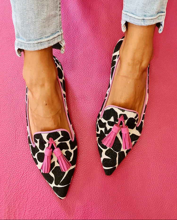 Alexis | Pointed Loafer With Tassels