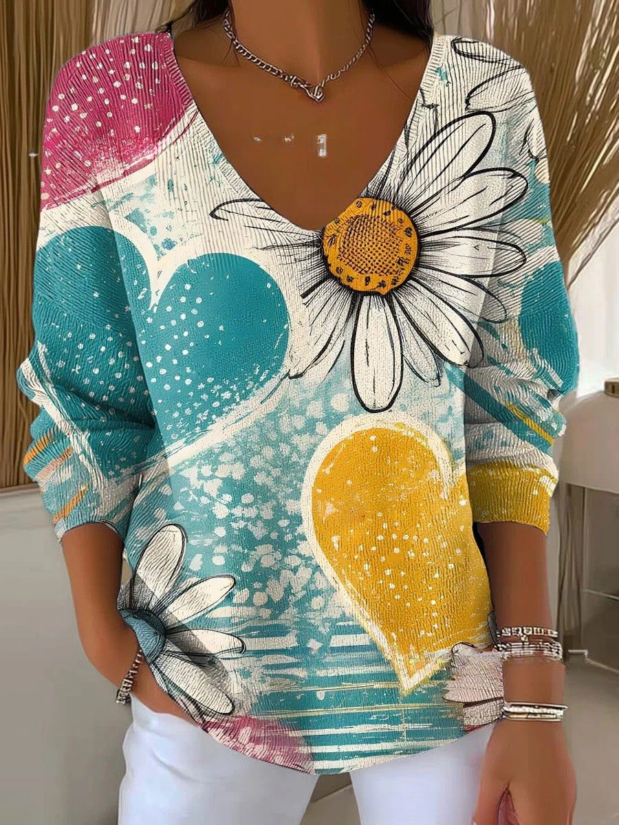 Beatrice – Sweater with V Neck