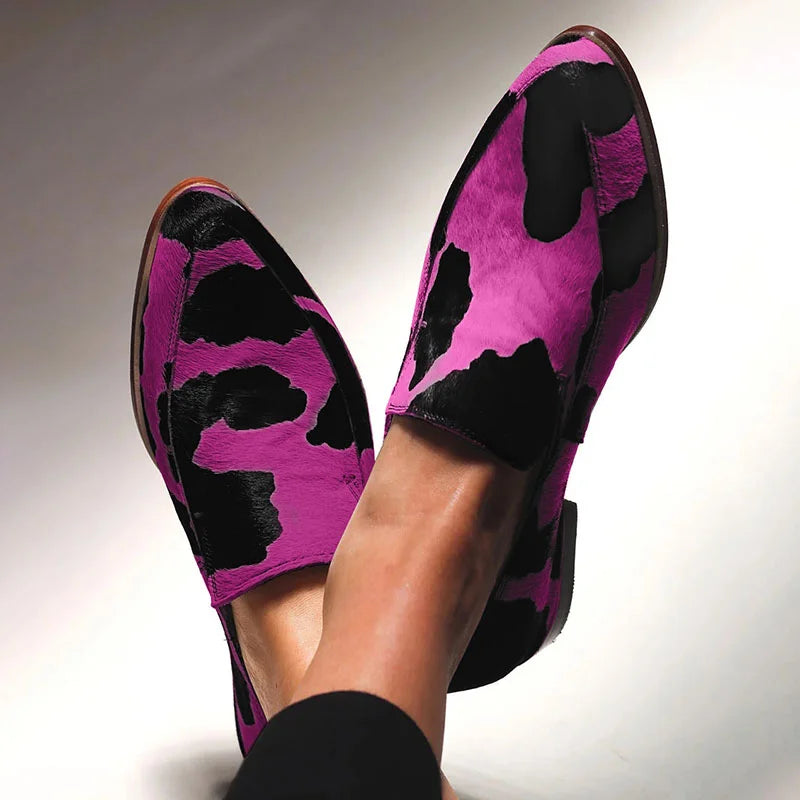 Alexandra | Statement Animal -Print Loafers