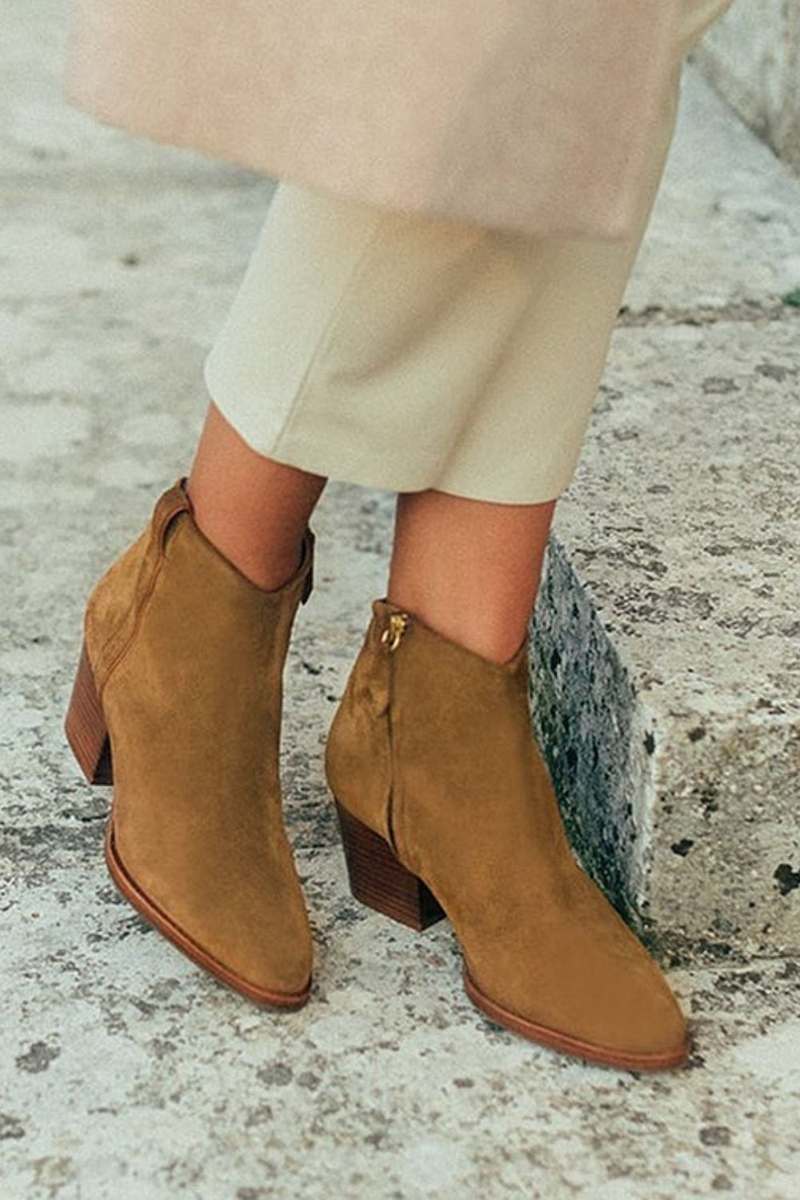 Chloë™ | Chic Suede Ankle Boots