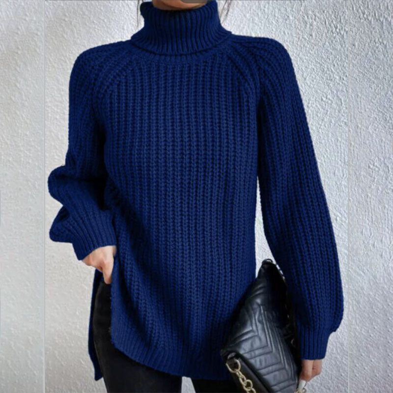 Éloïse™ | Split Turtleneck Sweater