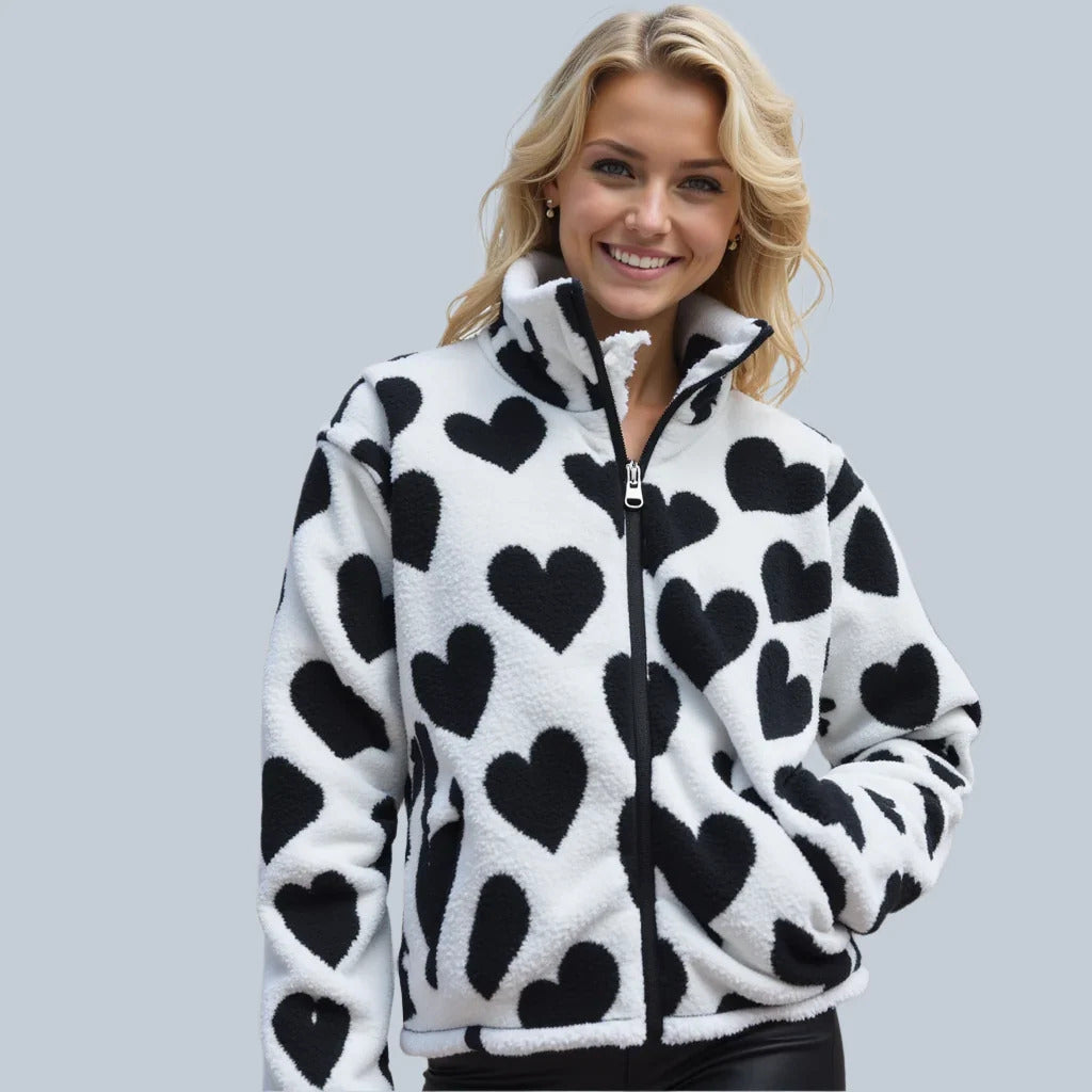 Katharina™ | Reversible Heart Pattern Jacket