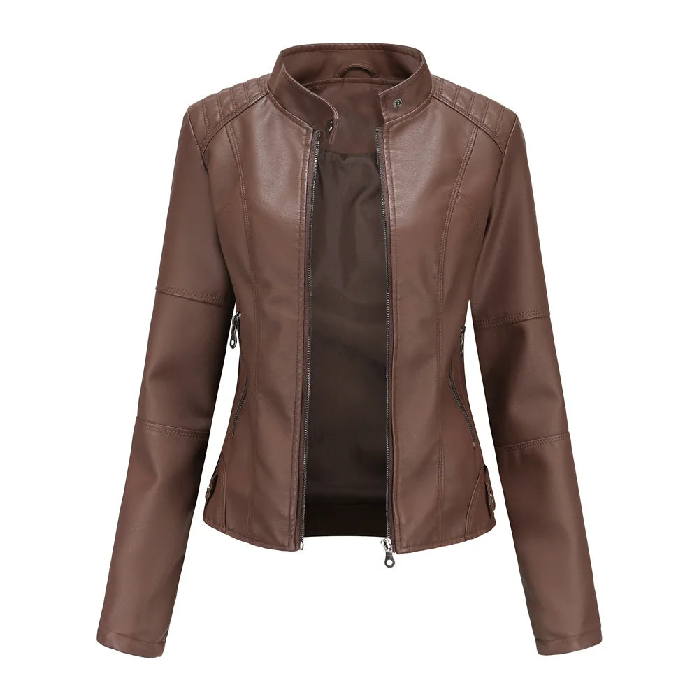 MP | Minimalist Smooth Leather Jacket