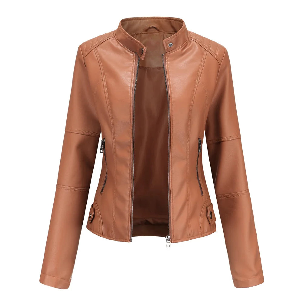 MP | Minimalist Smooth Leather Jacket