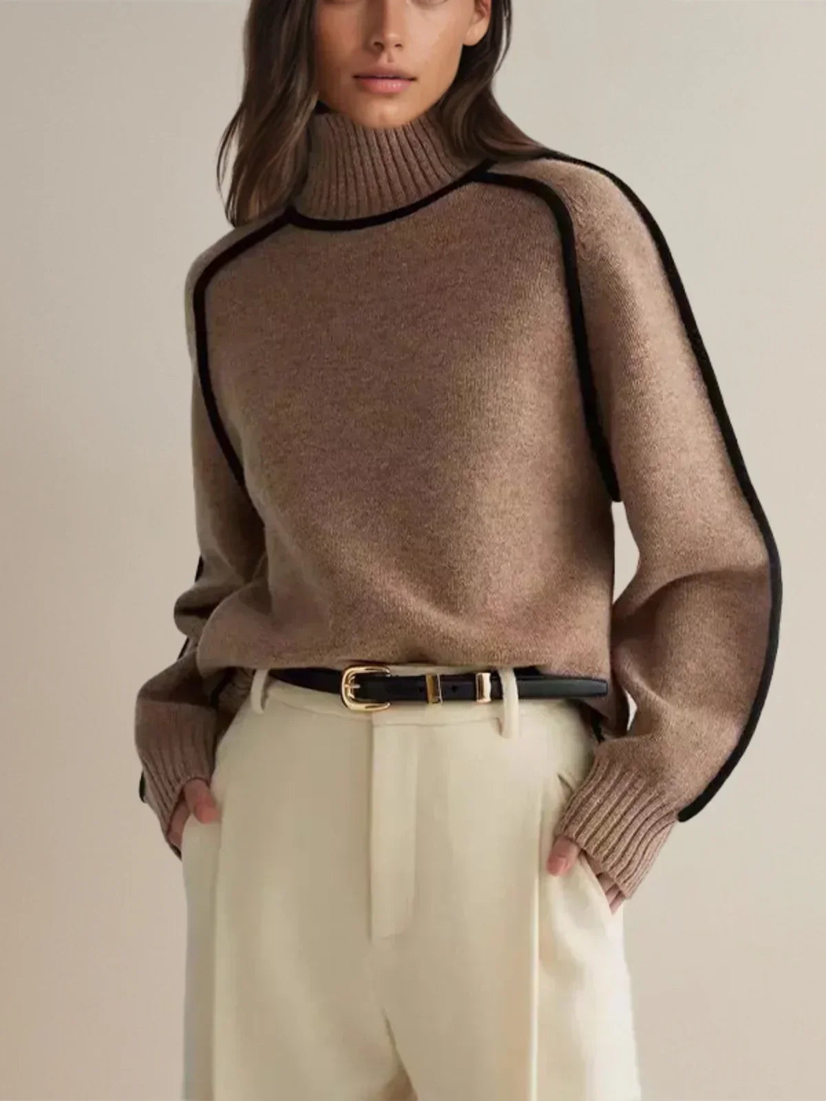 Élise – Refined Turtleneck Sweater