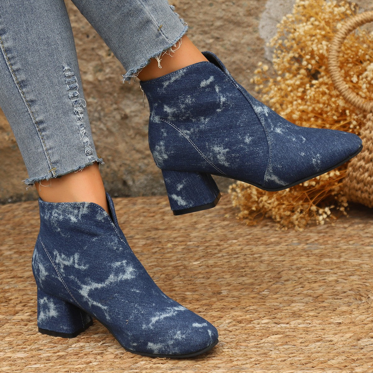 Denis Denim boots