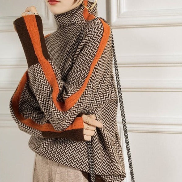 Vera™ | Couture Stripe High Neck