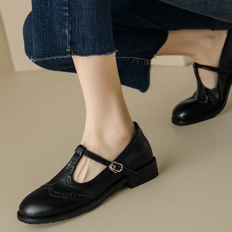 Veronica | Elegant T-Strap Mary Janes