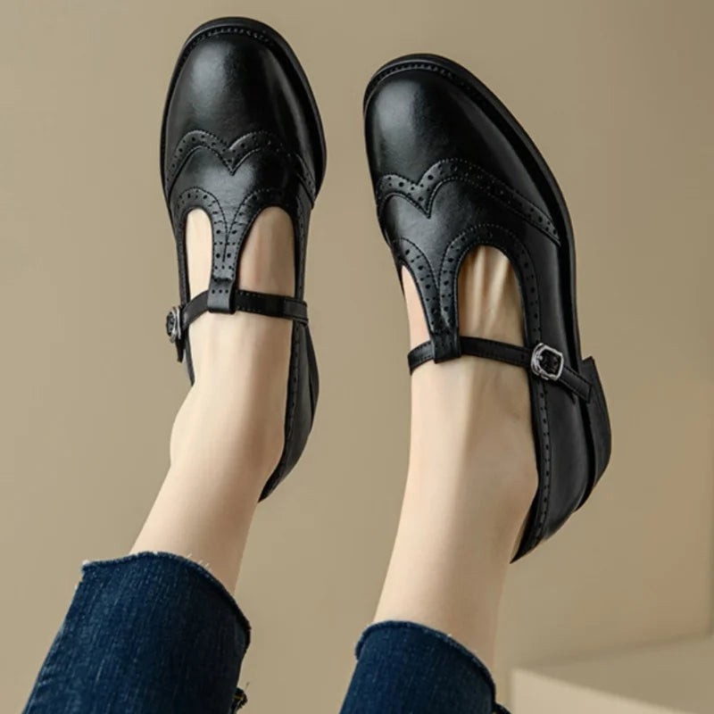 Veronica | Elegant T-Strap Mary Janes