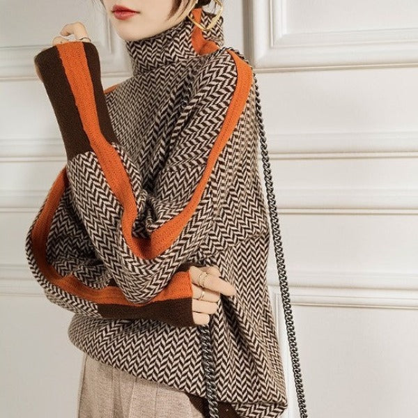 Elise – Refined Chevron Sweater