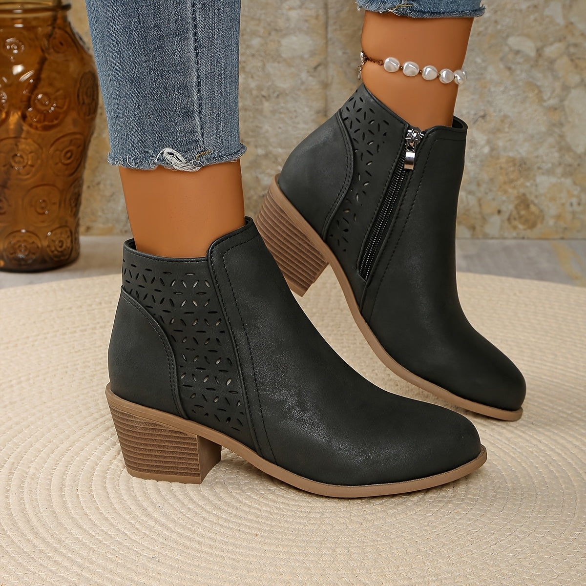 Léonie™ – Breathable Ankle Boots with Lasting Comfort