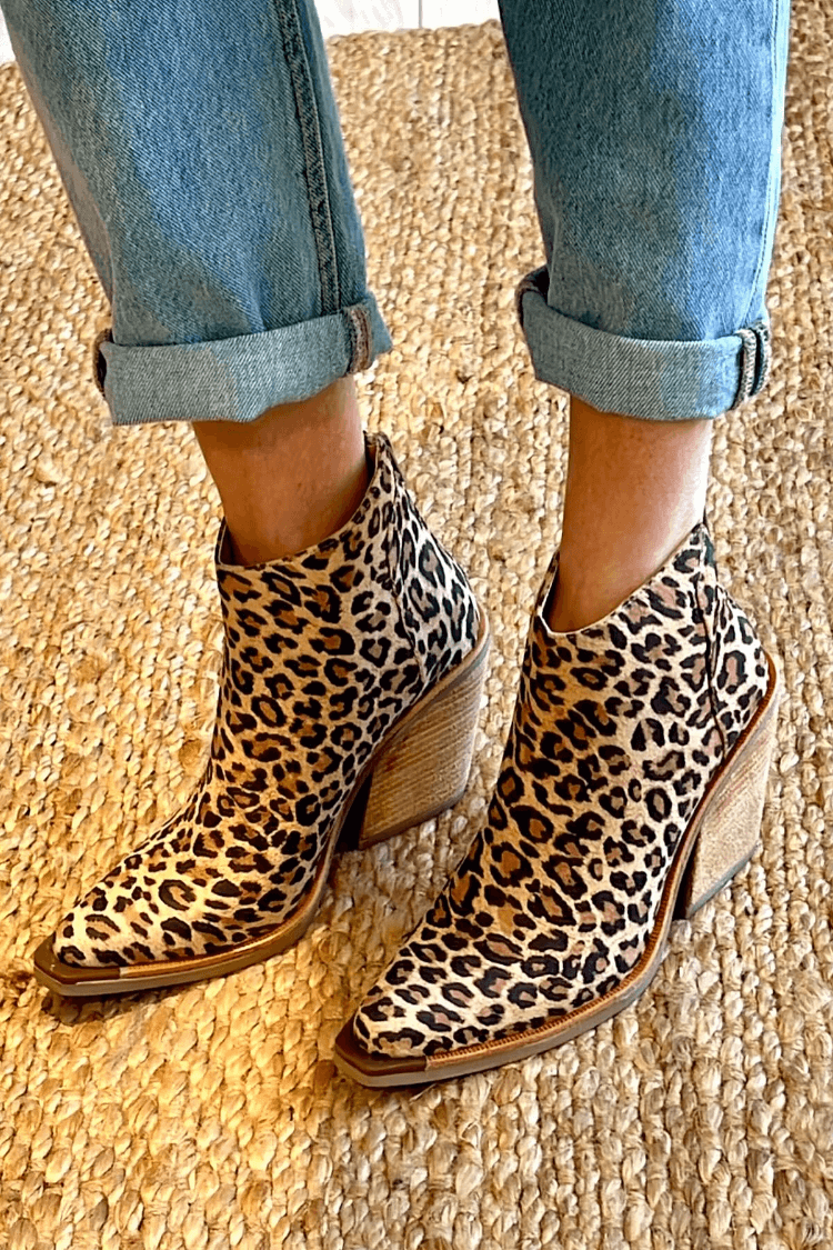 Amandine™ | Leopard Ankle Boots - Liam & Ivy