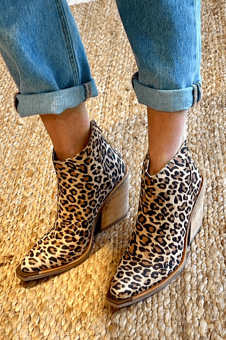 Amandine™ | Leopard Ankle Boots - Liam & Ivy