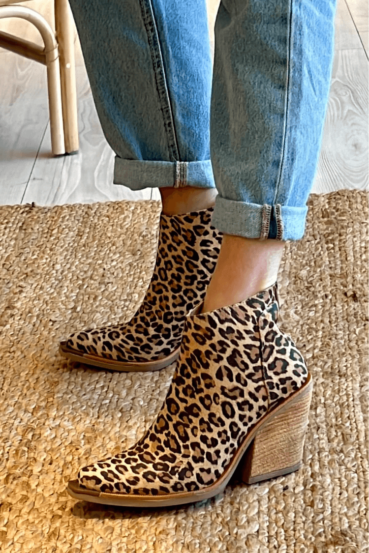 Amandine™ | Leopard Ankle Boots - Liam & Ivy
