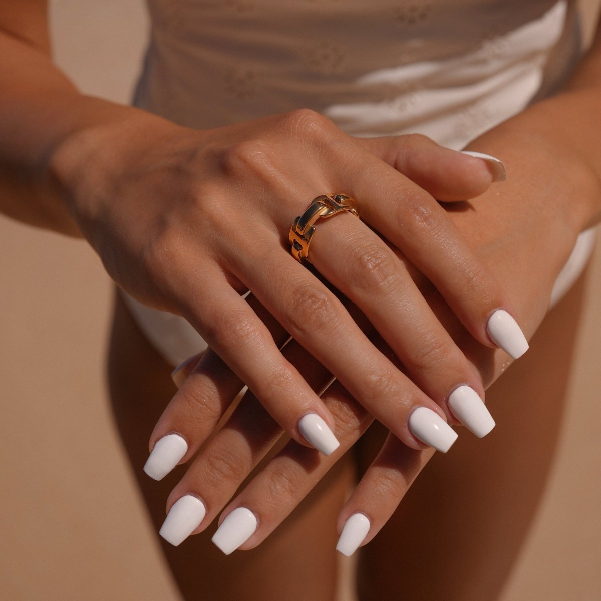 Anchor Chain Ring - Liam & Ivy