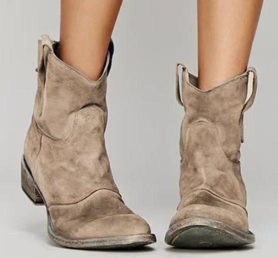 Aveline™ – Suede Ankle Boots - Zhaky Collective