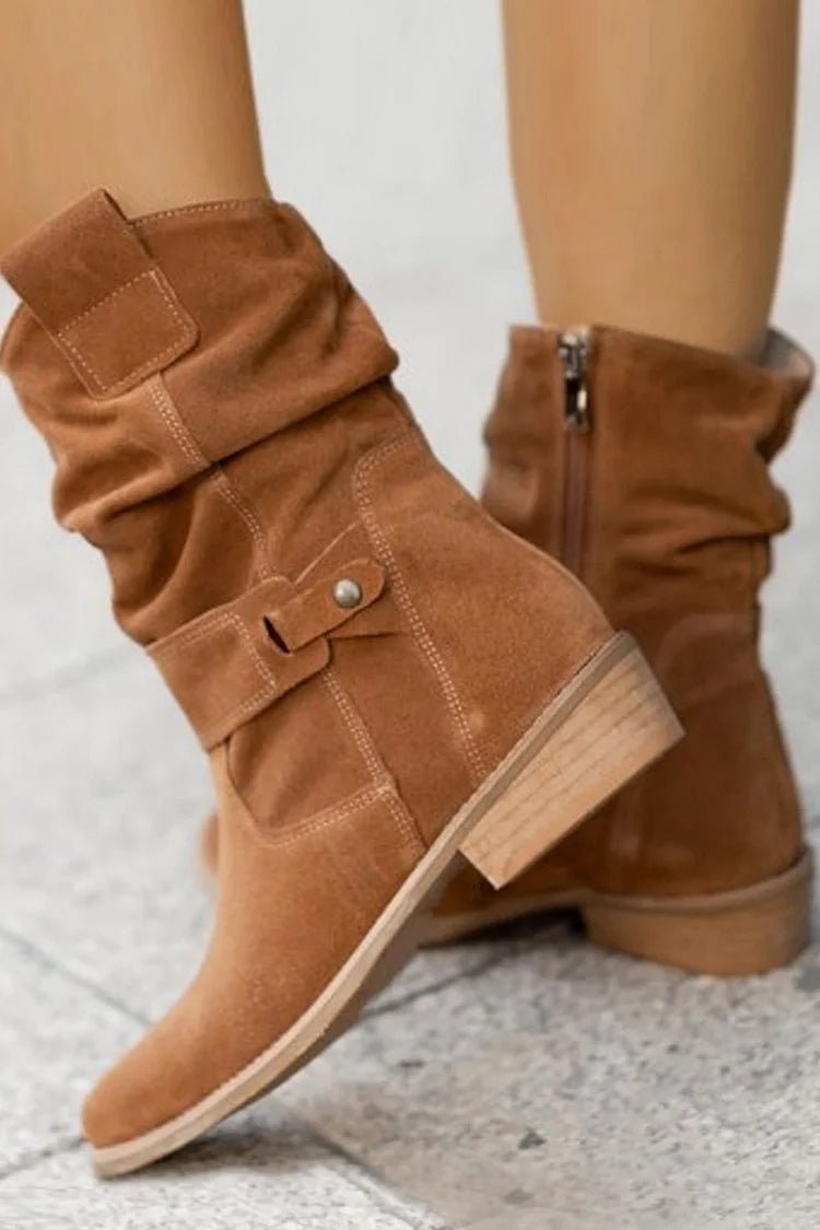 Clémence™ | Soft Suede Ankle Boots - Liam & Ivy