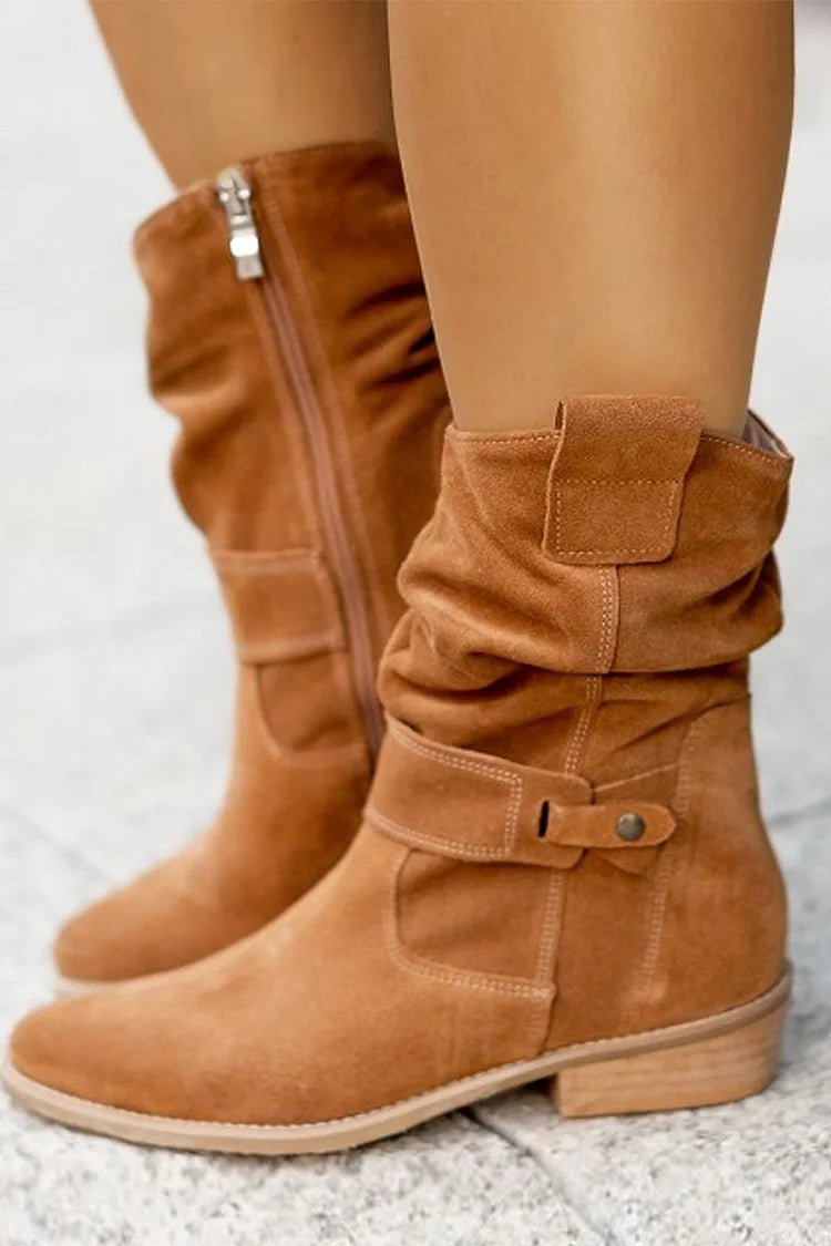 Clémence™ | Soft Suede Ankle Boots - Liam & Ivy