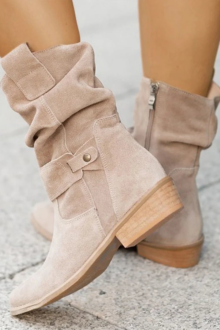Clémence™ | Soft Suede Ankle Boots - Liam & Ivy