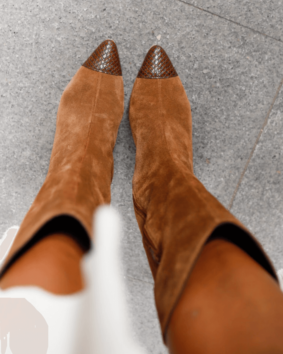 Colette™ | Suede Over - the - Knee Boots - Liam & Ivy