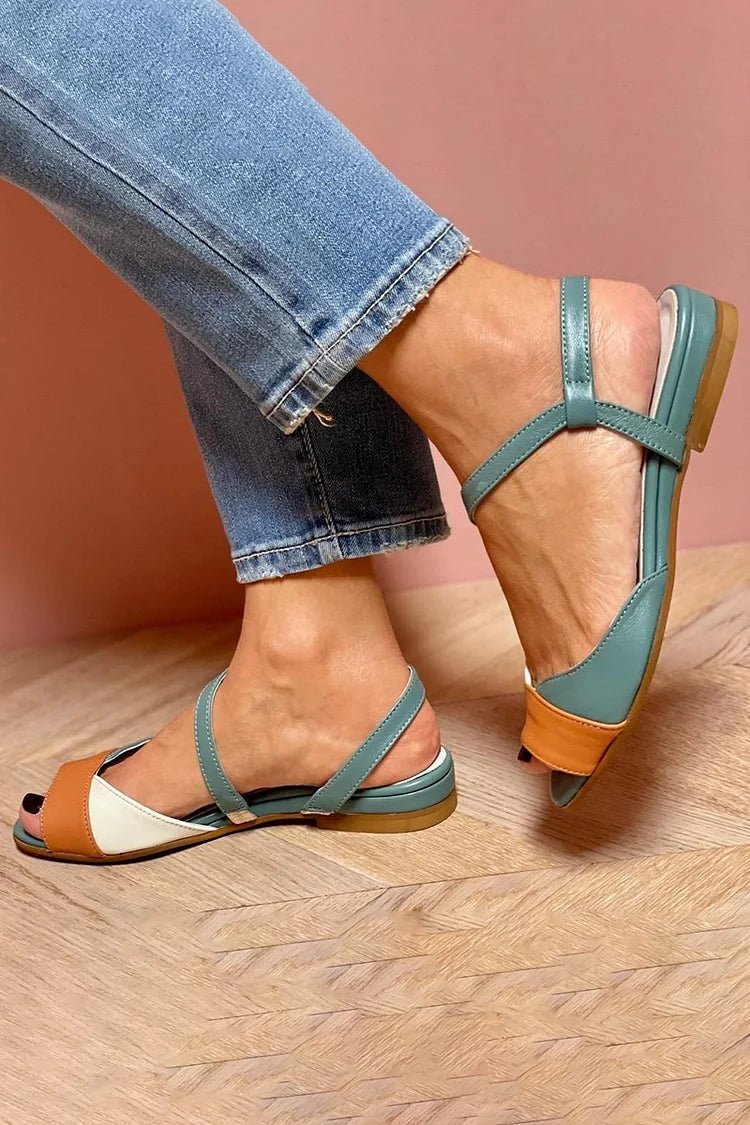 COLOR BLOCK SANDALS - Liam & Ivy