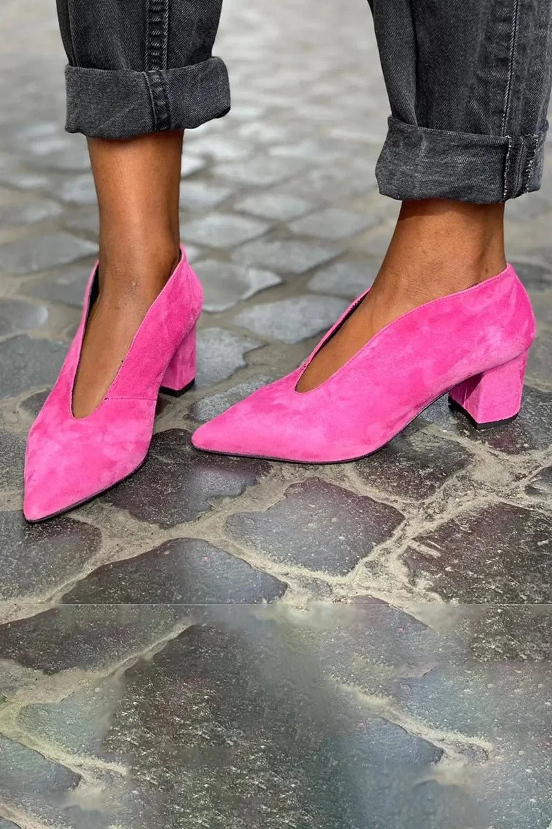 ELEGANT BLOCK HEEL PUMPS - Liam & Ivy