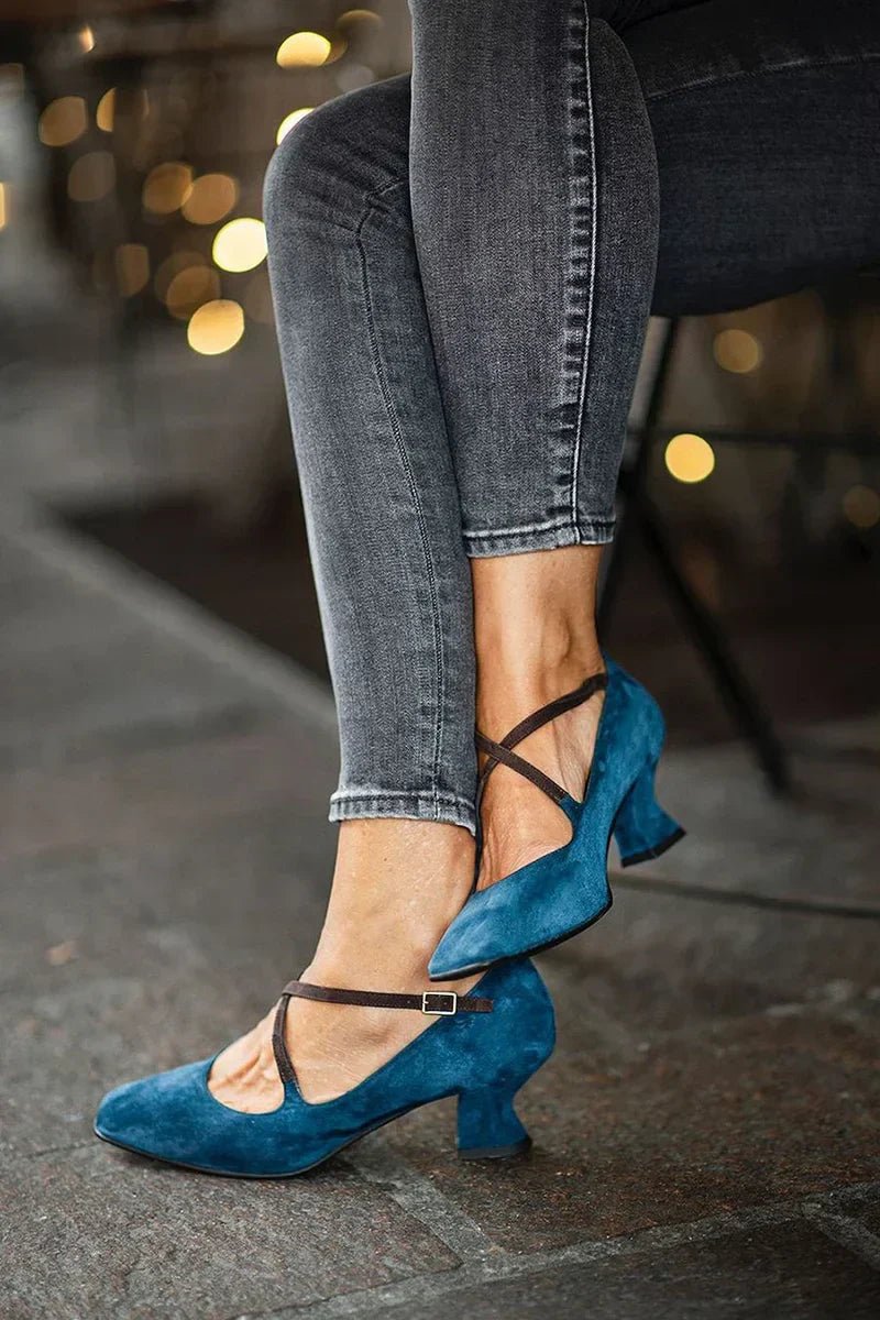 ELEGANT STRAP MID - HEELS - Liam & Ivy
