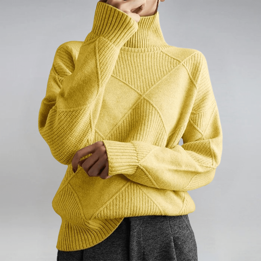 Elise – Refined Turtleneck Sweater - Liam & Ivy