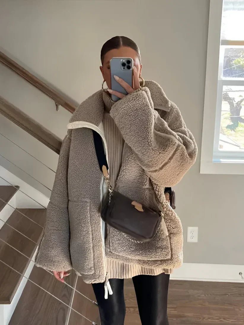 KAJA – Soft Teddy Coat - Liam & Ivy