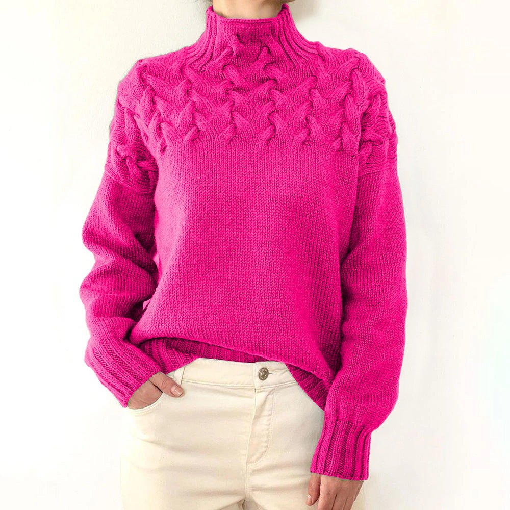 Léa – Elegant Knit Turtleneck Sweater - Liam & Ivy