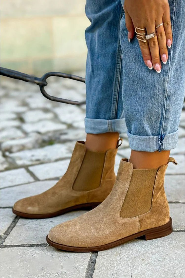 Maria™ | Suede Chelsea Boots - Liam & Ivy