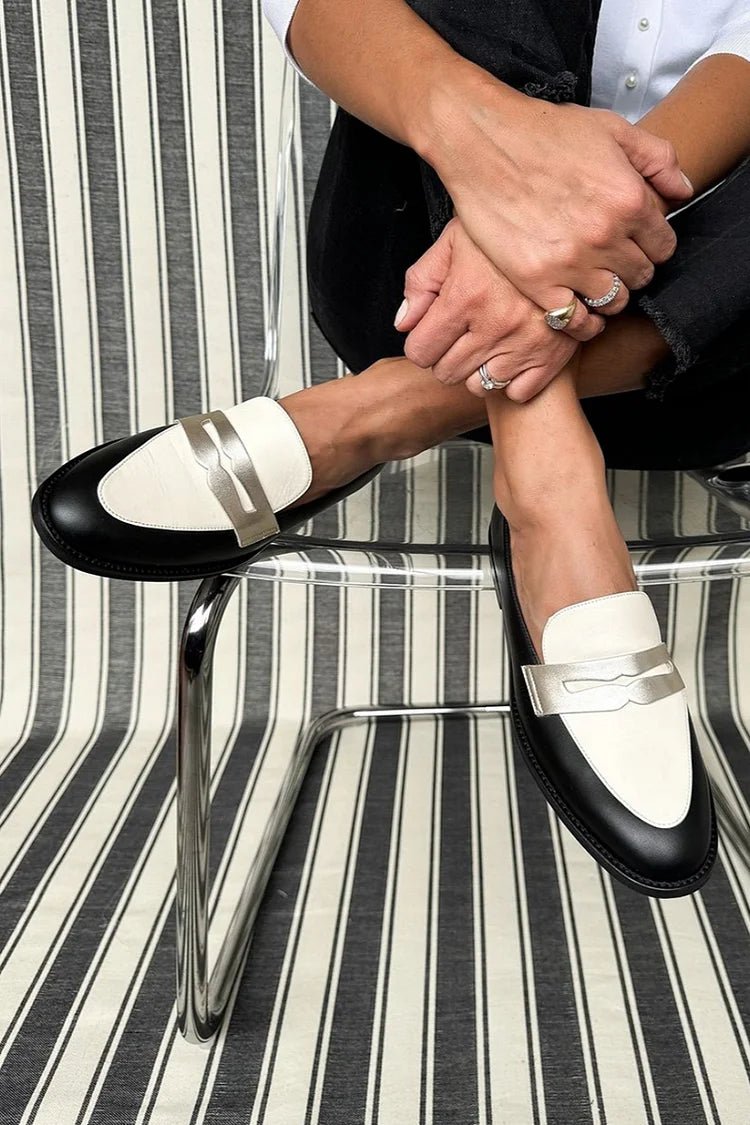 MONOCHROME CLASSIC LOAFERS - Liam & Ivy
