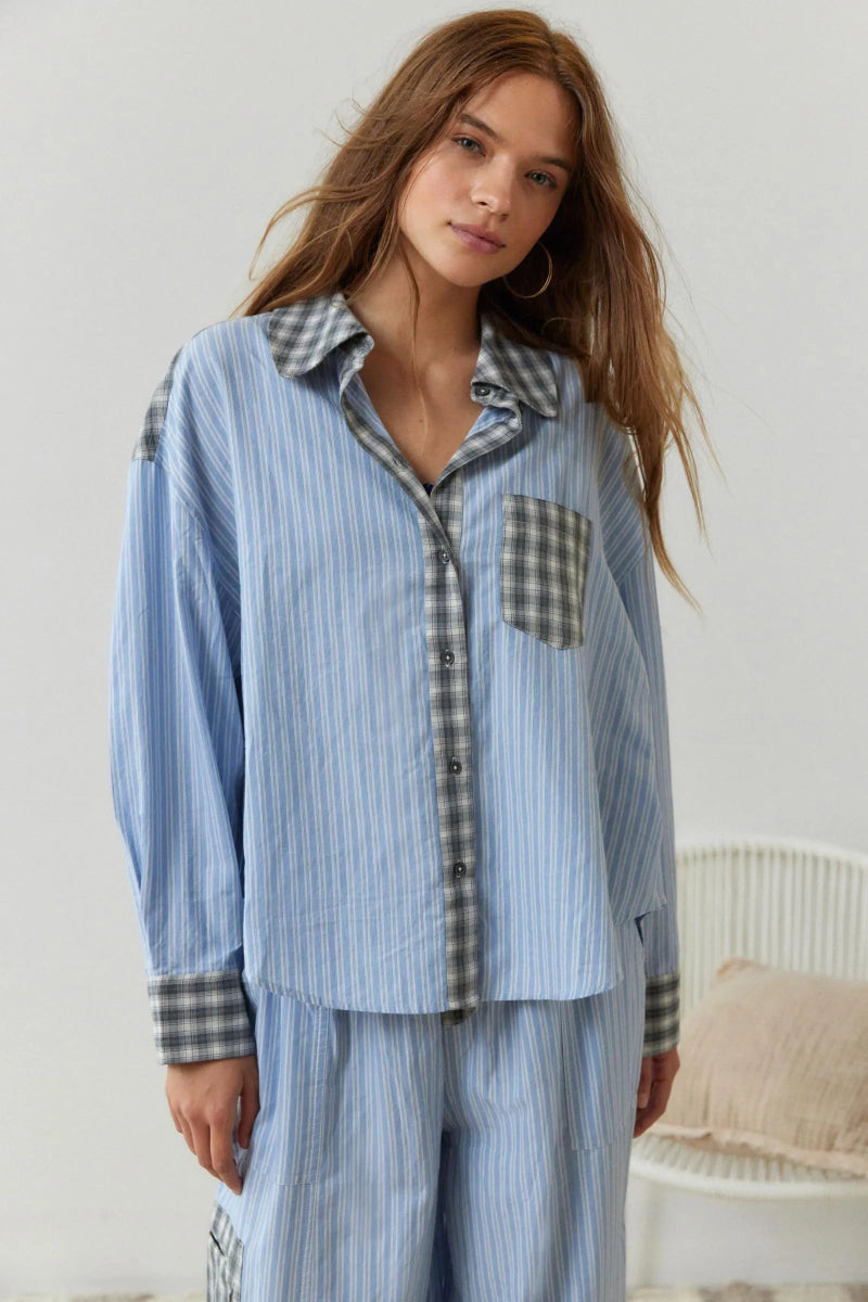 Sophie™ | Two - Piece Checkered Pajama - Liam & Ivy
