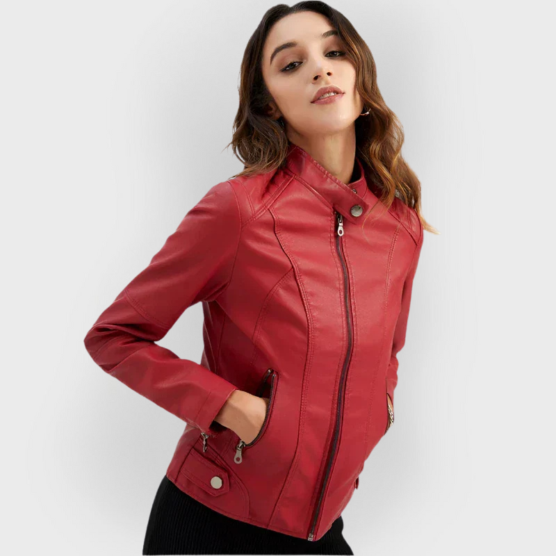 MP | Minimalist Smooth Leather Jacket