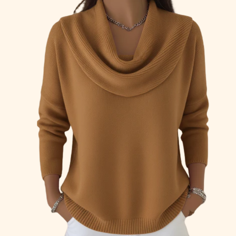 Elliza – Elegant Sweater with Sophisticated Collar
