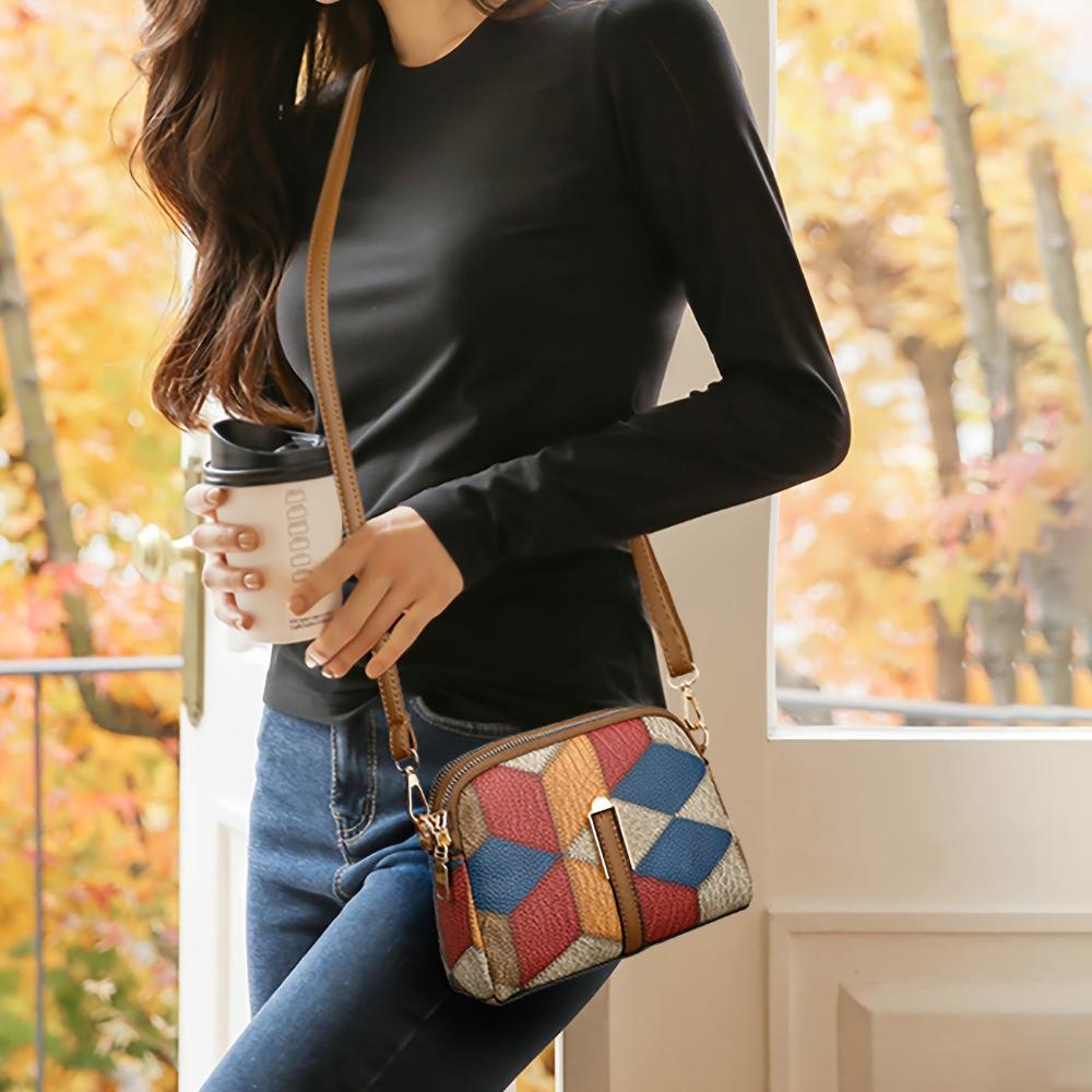 Clio | Mini Crossbody Bag Patchwork