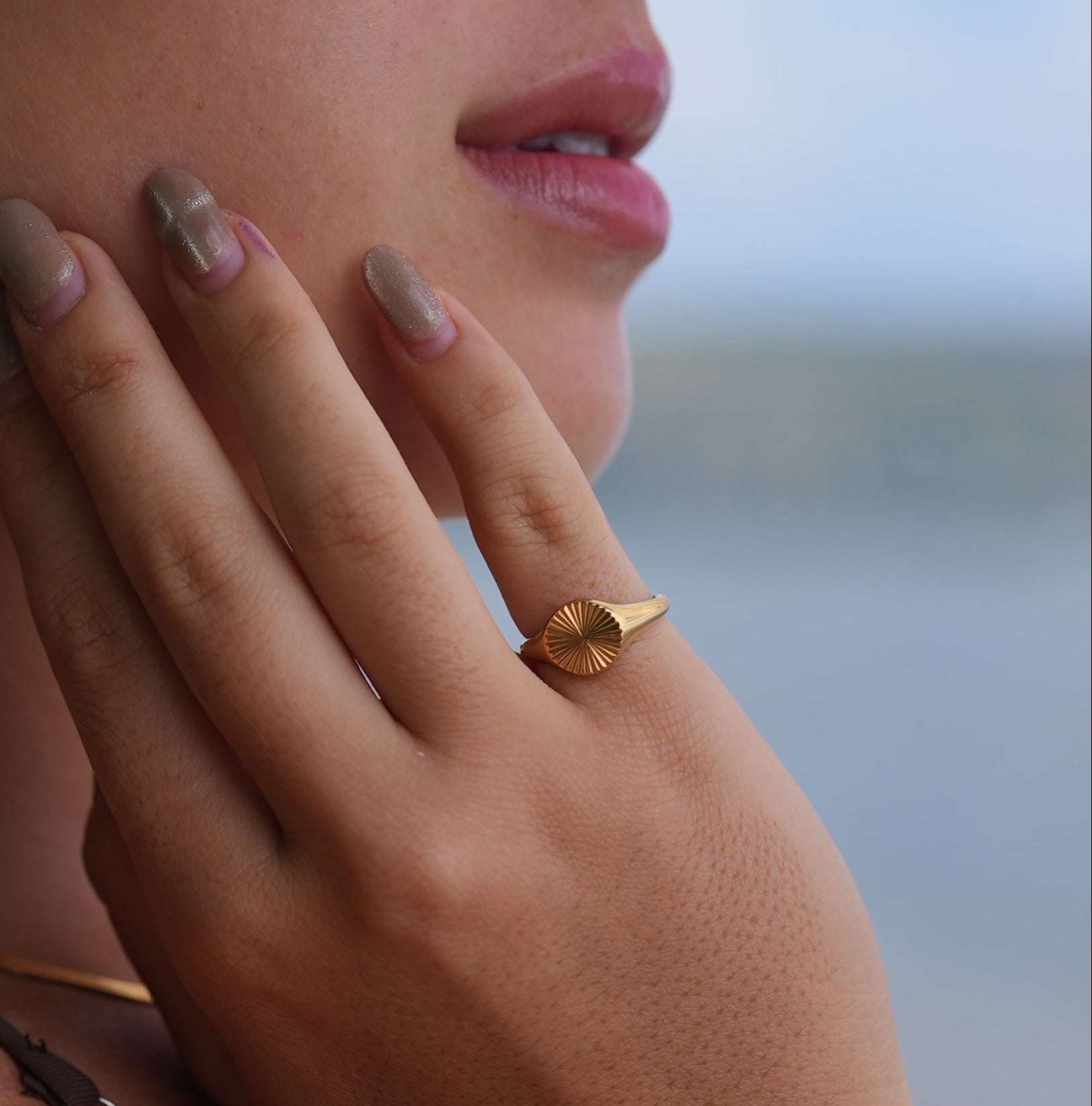 Ellie® Sunburst Rising Ring