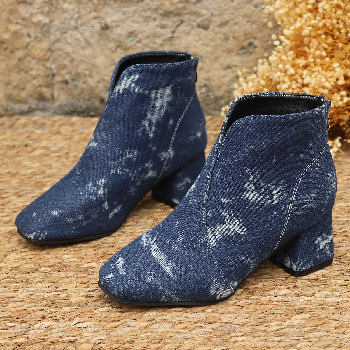 Denis Denim boots