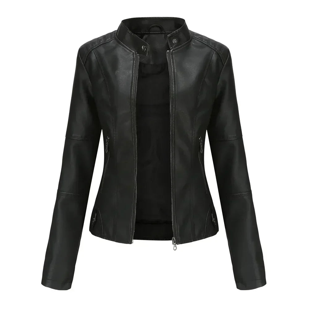 MP | Minimalist Smooth Leather Jacket