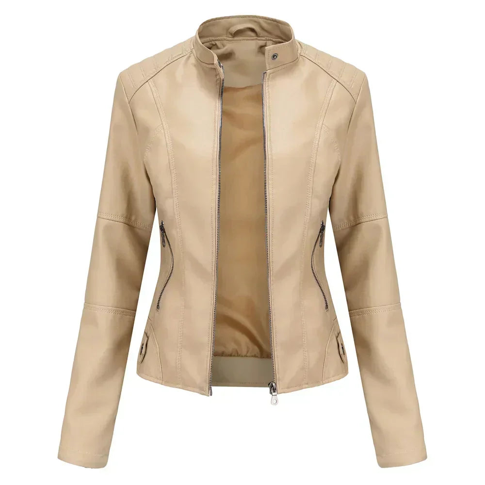 MP | Minimalist Smooth Leather Jacket
