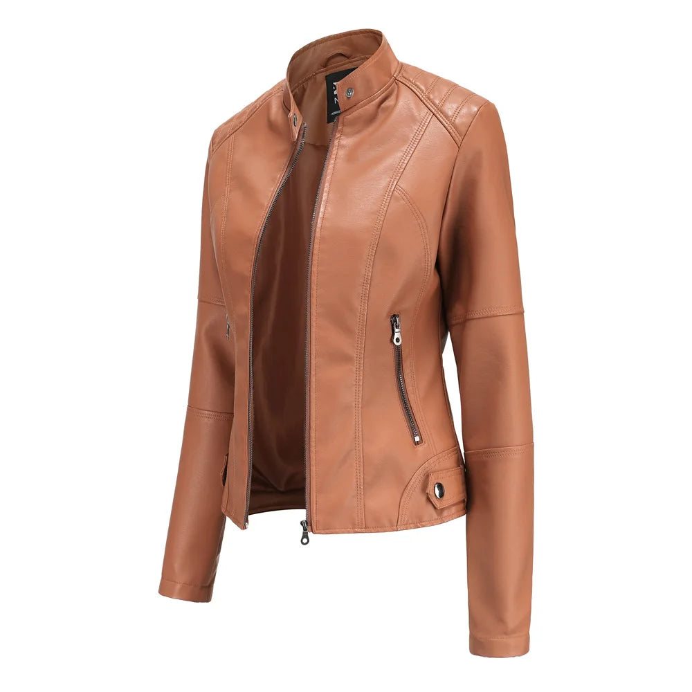 MP | Minimalist Smooth Leather Jacket