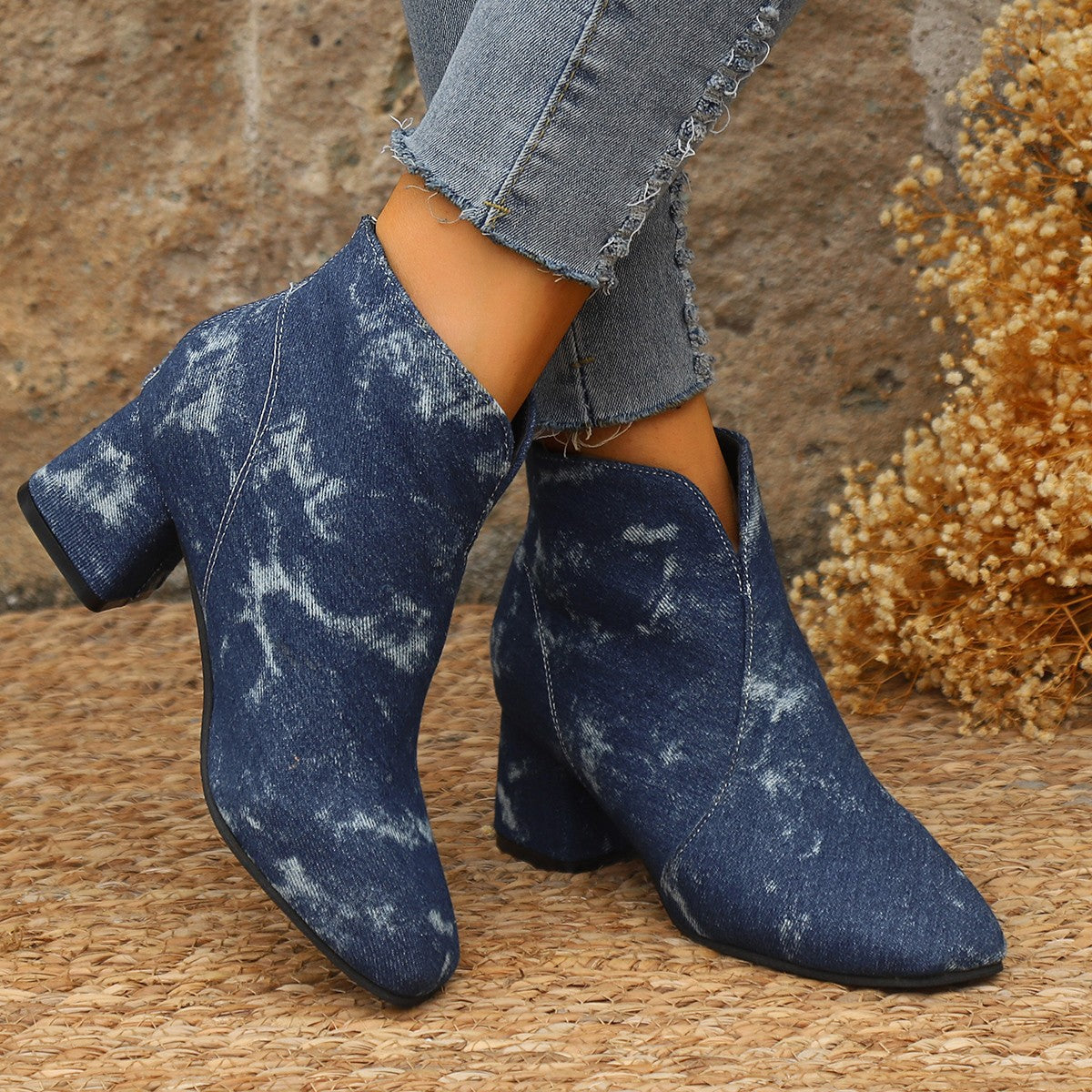 Denis Denim boots