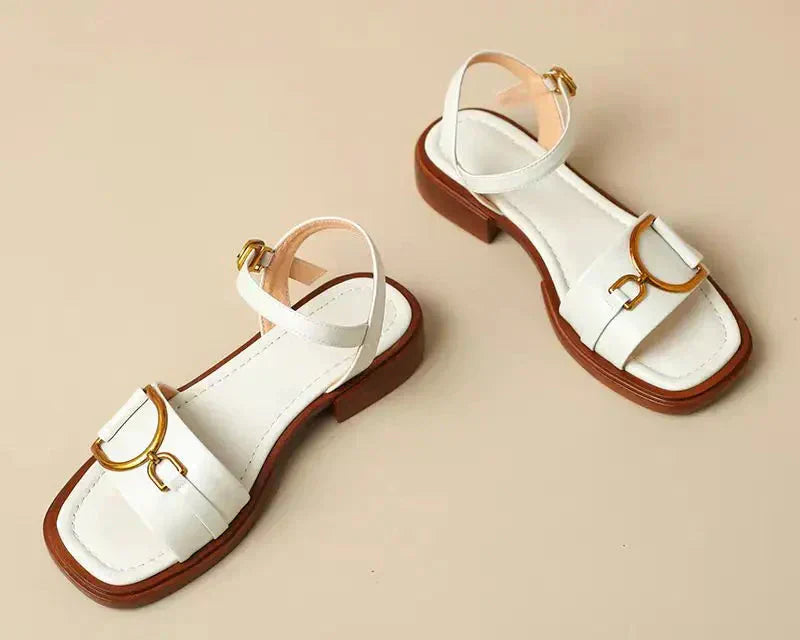 Amara | Buckled Flat Sandals™