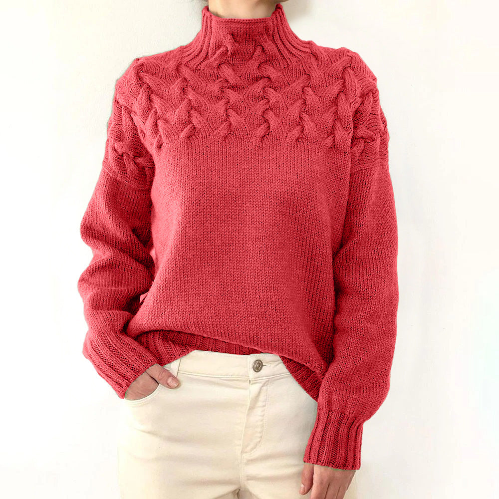 Léa – Elegant Knit Turtleneck Sweater