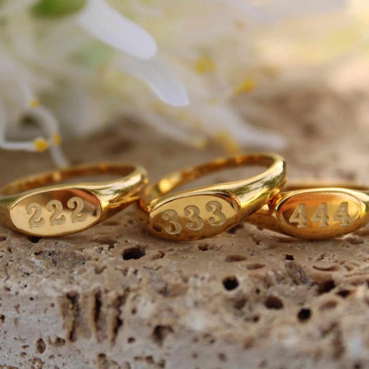 Angel Number Seal Ring Angelica® - Liam & Ivy