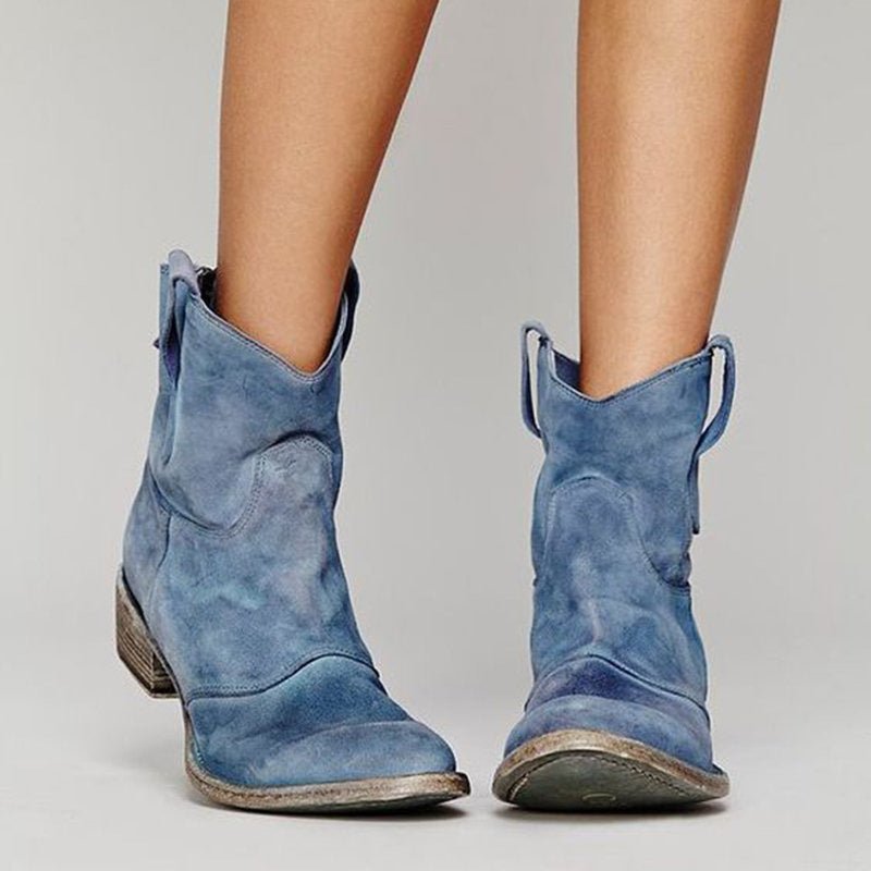 Aveline™ – Suede Ankle Boots - Zhaky Collective