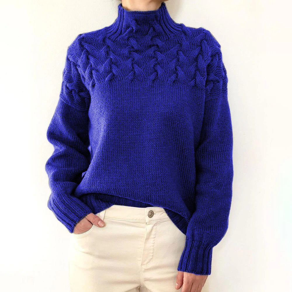 Léa – Elegant Knit Turtleneck Sweater
