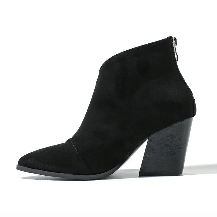 Céline™ | Chic Suede Ankle Boots - Liam & Ivy