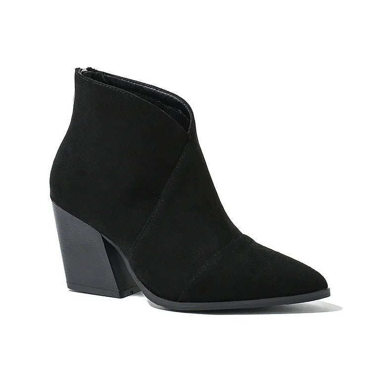 Céline™ | Chic Suede Ankle Boots - Liam & Ivy