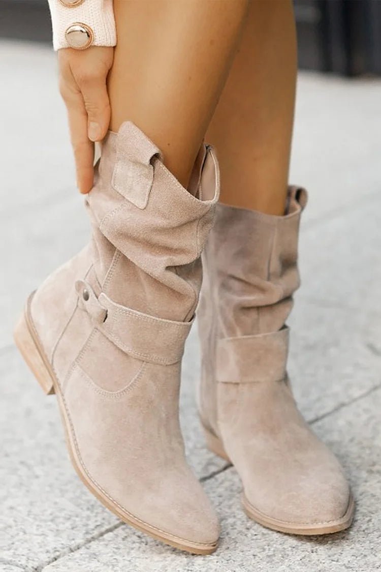 Clémence™ | Soft Suede Ankle Boots - Liam & Ivy